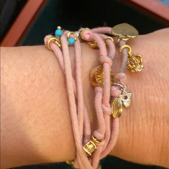 3pc Bundle Of Heart Necklace And Bracelet Juicy Culture Brand